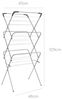 Metaltex Turm-Wäschetrockner mit 3 Etagen Tec Concerto Slim 9,5 m 443457 Bild 4