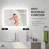 Kleankin Spiegel Badspiegel mit LED-Beleuchtung, Lichtspiegel mit Touchschalter (beschlagfreier Wandspiegel mit 3 Lichtfarben, 1-St, IP44 Wasserdicht), Memory-Funktion, 70cm x 50cm x 3cm Bild 5
