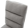 Drehstuhl Pela-Flex Strukturstoff Soft Grau Kreuzgestell breit Edelstahl 360° drehbar Wippfunktion Taschenfederkern Bild 5