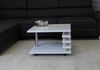 HOOZ Couchtisch Couchtisch mit Rollen 65x65cm - weiß Hochglanz Bild 4