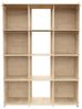 Stylish Oak Bookshelf, 92.5 cm W x 132 cm H x 30 cm D | 100% Melamine Coated Particle Board, 8 mm Thick | Perfect for Modern Home & Office Decor Bild 5