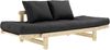 KARUP DESIGN Futonsofa BEAT Gestell Natur Matratze Dunkelgrau Bild 4