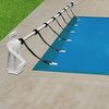 Arebos Pool-Abdeckplane Aufrollsystem für Solar- und Poolplanen, Pool Aufroller, 1,05 bis 6,15 m in der Länge anpassbar Bild 2