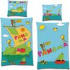 BERONAGE Kinderbettwäsche Janosch Panama Bettwäsche Linon / Renforcé Bettbezug Reise Tigerente, 100% Baumwolle, 2 teilig, 135x200 + 80x80 cm Bild 5