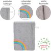 Smithy Waschlappen Baby Regenbogen Wolke | 100% Baumwolle Frottee | Waschhandschuh Kinder | Jungen & Mädchen | Geschenk zur Geburt Bild 2