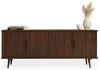 IDIMEX Lowboard TIVOLI, Sideboard 150 cm aus Massivholz mit Einlegeböden Nussbaum Finish Bild 3