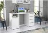 Forte Schreibtisch weiß (120) Bild 2