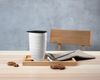 ASA Selection thermo Thermobecher Twisted, Kaffeebecher, Kaffee Becher, Tasse, Porzellan, Grau, 350 ml, 33715024 Bild 2