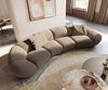 Big-Sofa Lunna 360x175 cm Fein Bouclé Taupe 2 Kissen Bild 3