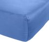 Bettwaesche-mit-Stil Mako-Satin Spannbettlaken hellblau 200x200cm Höhe 21-30cm Bild 2