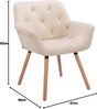 Besucherstuhl Cassidy Kunstleder natura creme Bild 3