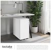 tectake Rollcontainer Aktenrollschrank, aus pulverbeschichtetem Stahl Bild 2