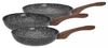 Kinghoff Kinghoff Set mit 3 Pfannen 20 cm, 24 cm, 28 cm Granit Wood KH1030 Bild 4