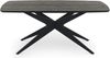 IDIMEX Esstisch TAVO, Esszimmertisch dänisch oval 180 x 90 cm mit Spidergestell Schwarz Bild 3