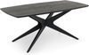 IDIMEX Esstisch TAVO, Esszimmertisch dänisch oval 180 x 90 cm mit Spidergestell Schwarz Bild 4