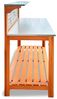 Habau 695 Gartentisch mit verzinkter Arbeitsplatte, Natur 101 x 55 x 117 cm Bild 2