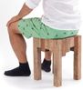 Hocker NATURA Recyclingholz massiv 01 natur-vintage Bild 3