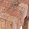 Hocker NATURA Recyclingholz massiv 01 natur-vintage Bild 4
