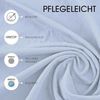 CelinaTex Jersey Spannbettlaken Lucina 180x200-200x200 cm Aqua blau 100% Baumwolle gekämmt bis 26cm Matratzenhöhe Oeko-TEX Bild 5