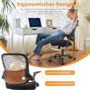 DUMOS Bürostuhl Ergonomisch, Schreibtischstuhl mit Lendenwirbelstütze, Verstellbaren Armlehnen Drehstuhl, Höhenverstellbarer Office Chair, Bürostühle Geeignet für Büro und Schlafzimmer (Schwarz) Bild 5