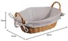 KESPER® Brotkorb Brotkorb, Kunststoff, Braun 30 x 21 x 9 cm, (1-tlg) Bild 2