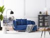 Chaiselongue Samtstoff marineblau mit Bettkasten linksseitig MERI II Bild 2