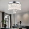 LED Deckenleuchte, Kristalle klar, Glasbehang D 28cm Bild 4