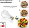 hellum LED Glühbirne E27, 7W warmweiß LED Lampe mit 806 Lumen LED Filament, E27 Vintage Led Leuchtmittel ersetzt 60-Watt Glühbirne, 2700 Kelvin E27 led warmweiss Matt, 206210 Bild 4