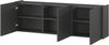 Lomadox Sideboard PAALI-01, in graphit, grifflos, hängend, 138 cm breit Bild 5