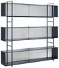 Standregal Randaberg 180x180x33 cm Schwarz [en. casa] Bild 4