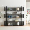 Standregal Randaberg 180x180x33 cm Schwarz [en. casa] Bild 3