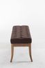 CLP Sitzbank Ramses Stoff antik-hell mit hochwertiger Polsterung,braun 120 cm Bild 5