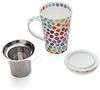 Becher Shetland, "Hot Spots" mit Deckel und Edelstahlfilter Bild 2
