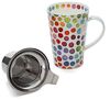 Becher Shetland, "Hot Spots" mit Deckel und Edelstahlfilter Bild 4