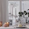 LED-Kerzen Flamme Shine 2er Set Wachs Weiß H 245cm Ø 21cm Bild 2
