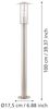 Eglo 30188 Stehleuchte LISIO edelstahl, E27 max. 1X40W Bild 4