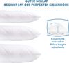 Schlafmond 'MEDICUS Clean Allergiker' Kopfkissen, Baumwolle weiß, 80 x 80 cm Bild 3