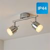 Briloner LED Bad-Deckenleuchte Splash 2-flammig chrom Bild 2