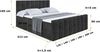 ALTDECOR Boxbett OTTA-Z (Multipocket-Matratze H4, H3 Matratze Bonellfederung, Topper, Kopfteil), Doppelbett mit Fußteil Bild 2