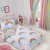 Price Right Home Regenbogen Himmel einzelne Bettbezug und Kissenbezug Set Bild 4