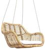 Hängesessel aus Rattan mit Kissen, Korbsessel, Rattansessel, Hängesitz Bild 4