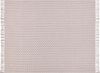 Beliani 'BERE' Tagesdecke, Baumwolle, Pastellrosa, 150x200 cm Bild 4