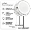 Kosmetikspiegel LED 10fach Schminkspiegel Spiegel Badspiegel Rasierspiegel Licht Bild 2