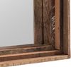 Rustikaler Wandspiegel Sumatra recyceltes Holz 30x150 cm Chalet-Look Ganzkörperspiegel Unikat massivum Bild 4