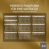 Bettwaesche-mit-Stil Mako-Satin Spannbettlaken gold 180x200cm Bild 5
