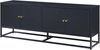 TV Schrank Janakkala Stahl 153x35x55 cm Schwarz [en. casa] Bild 4