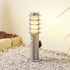 Lindby Außen-Stehlampe Hanja, Edelstahl Alu IP54mit Bewegungsmelder, 1 x 15 W LED Bild 2