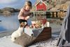 Picknick in der Provence Spiellebensmittel und Geschirr aus Holz Bild 2