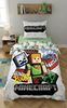 Minecraft Bettwäsche Set aus Mikrofaser Bettdeckenbezug 140 × 200 cm mit 70 × 90 cm Kissenbezug Bild 3