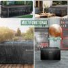KESSER® Gartenmöbel Abdeckung UV- & Regenschutz, winddicht, winterfest & wasserdicht, 420D Oxford-Gewebe, Schwarz, 74 x 125 x 125 cm Bild 2